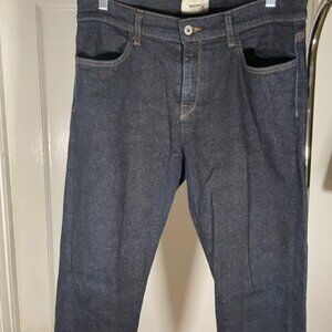 Baldwin Womens Karlie High Rise Cropped Skinny Jean Size 32 Dark Wash Stretchy